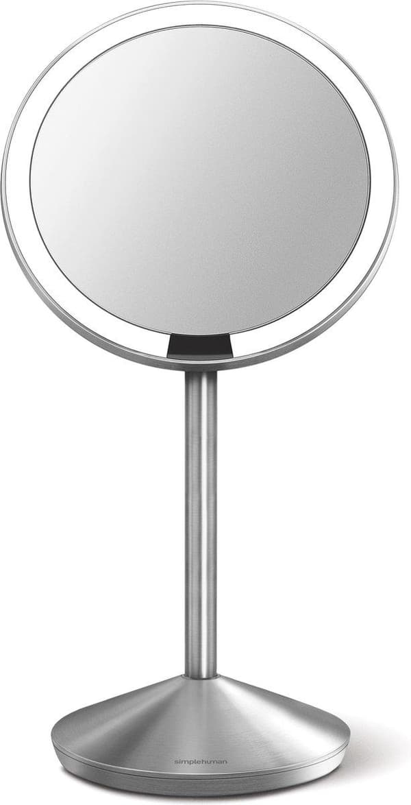 simplehuman foldespejl med sensor 12 cm genopladeligt børstet rustfrit stål (ST3004)