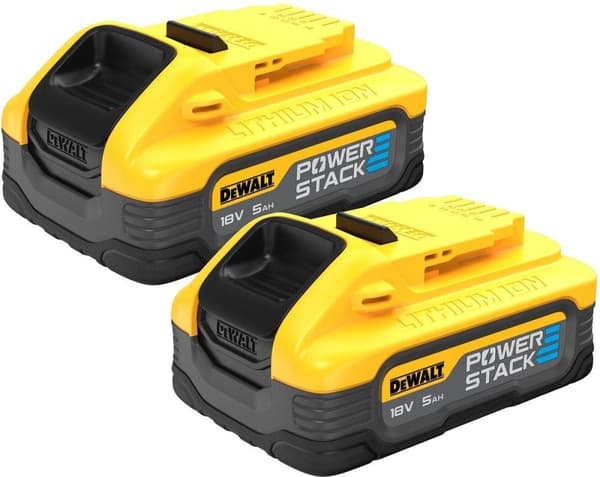 DeWalt DCBP518H2-XJ Powerstack 2x 18V XR 5Ah batterisæt (DCBP518H2-XJ)