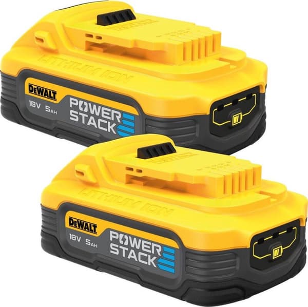 DeWalt DCBP518H2-XJ Powerstack 2x 18V XR 5Ah batterisæt (DCBP518H2-XJ)