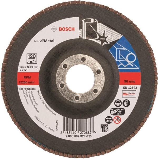 Klapskive 2608607329 125mm P120 (2608607329)