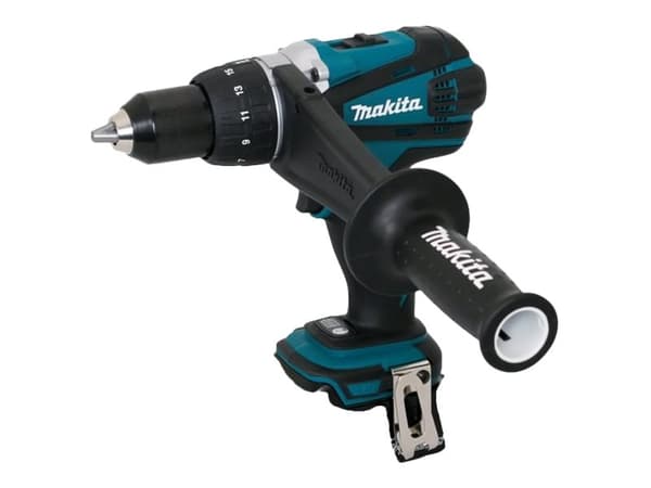 Makita DDF458RTJ - Porakone - akkuporakone - 2-nopeuksinen - avaimeton porapatruuna 13 mm - 91 N-m - 2 akkua - 18 V
