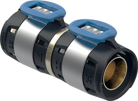 Geberit FlowFit siirtyminen Geberit Meplaan: CuZn21Si3P, d=40mm, d1=40mm