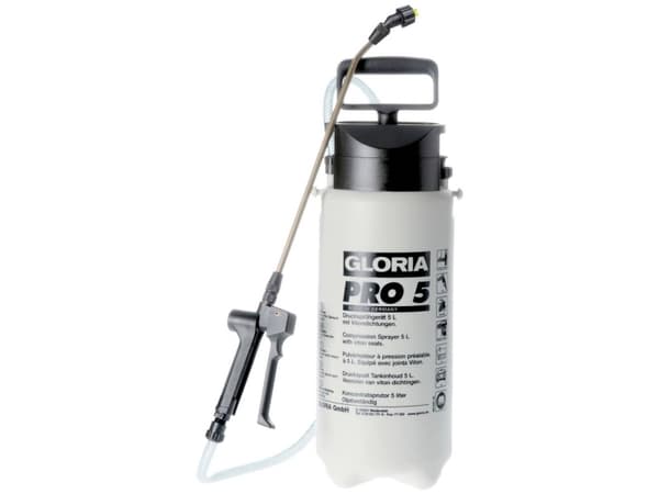 GLORIA Pro 5, Sort, Hvit, 5 l, Plast, 1 stykker, 7 l, 3 stang