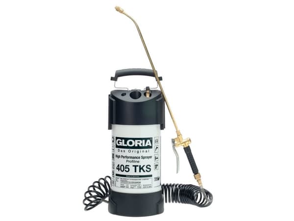 GLORIA 405 TKS Profiline, Sort, Hvit, 5 l, Plast, 1 stykker, 8 l, 6 stang