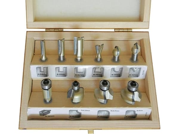 Stanley TCT/HM-fräsar 8 mm, 10 st (STA80020)
