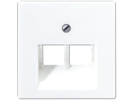 JUNG A 569-2 BFPLUA WW, Valkoinen, Termoplastinen, JUNG, UAE 8-8 UPOK6E, UAE 8-8 UPOK6, UAE 2 x 8 UPO, UAE 8-8 UPO, MK-POF-2UAE, RJ-45, 1 kpl