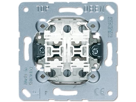 JUNG 539 U, 1P, Kabel, Metallisk, 250 V, 10 A