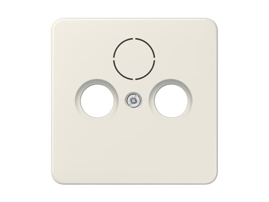 JUNG 561SAT, Valkoinen, Termoplastinen, JUNG, 68 mm, 68 mm, 1 kpl