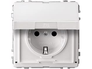 Merten MEG2310-7260, CEE 7/3, CEE 7/4, Aluminium, 250 V, 16 A