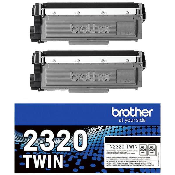 Brother Tonerkassett TN-2320TWIN TN2320TWIN Original Svart 2600 sidor
