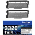 Miniatyrbild 3 av 3: Brother Tonerkassett TN-2320TWIN TN2320TWIN Original Svart 2600 sidor
