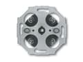 Miniatyrbilde 1 av 3: Busch-Jaeger 1070 U, Tidsbryter, 2P, Metallic, CE, RoHS, 16 A, 71 mm