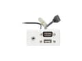 Miniatyrbild 1 av 3: VivoLink - Stikkontaktpanel - 3,5 mm minibuss, HDMI, USB Typ A
