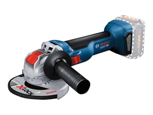 Bosch GWX Professional 18V-10 - Vinkelsliper - trådløs - 125 mm - uten batteri - SOLO