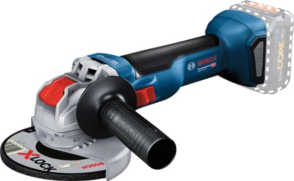 Bosch GWX Professional 18V-10 - Vinkelsliper - trådløs - 125 mm - uten batteri - SOLO
