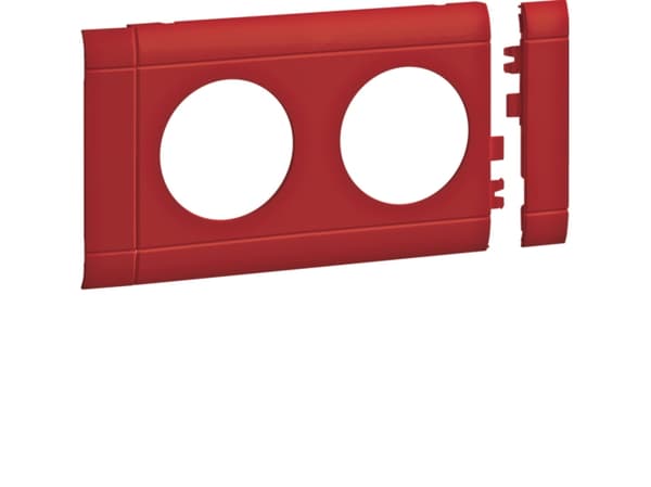 Hager GB080203020, Röd, ABS synthetics, 1 styck Röd