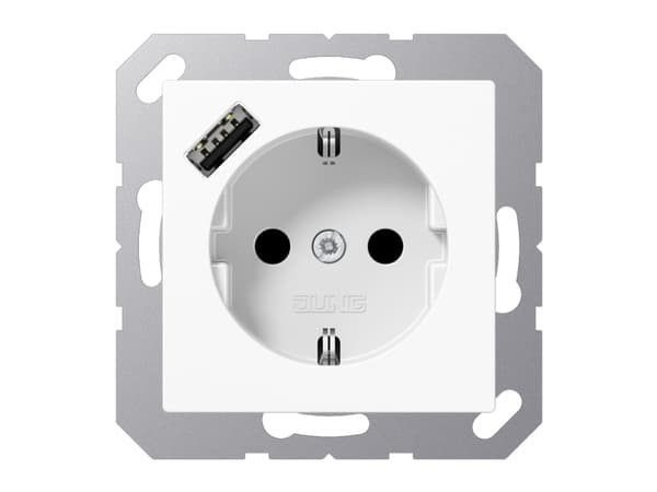 JUNG A1520-18AWW, Tyyppi F, 5 - 35 °C, Muovi, IP20, 16 A, 50/60 Hz