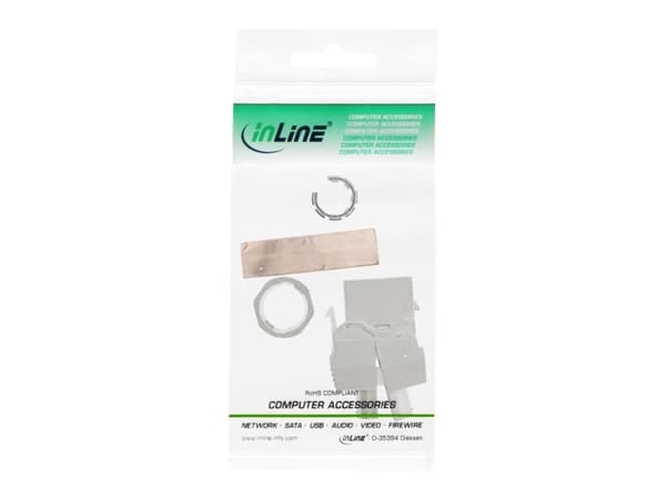 InLine 76202F, RJ-45, naarasliitin, Cat6a