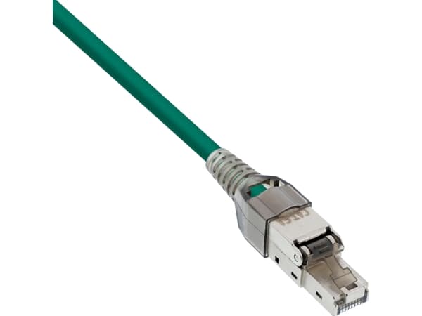 InLine 76204A, RJ45, Metallinen, Läpinäkyvä, Metalli, Muovi, Cat6a, 1 kpl, Muovipussi