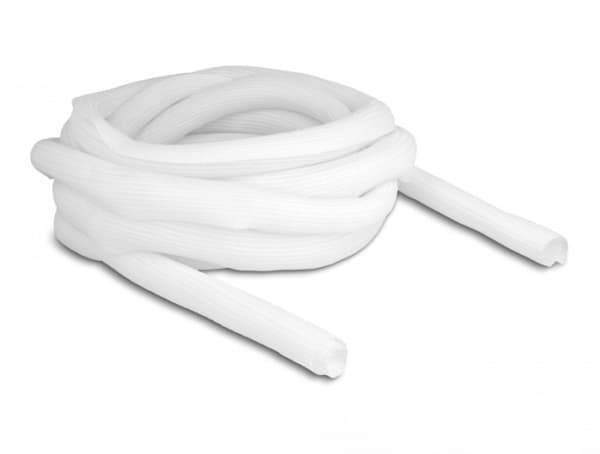 Delock - Kabelhanteringsfodral - 25 mm diameter - 5 m - vit