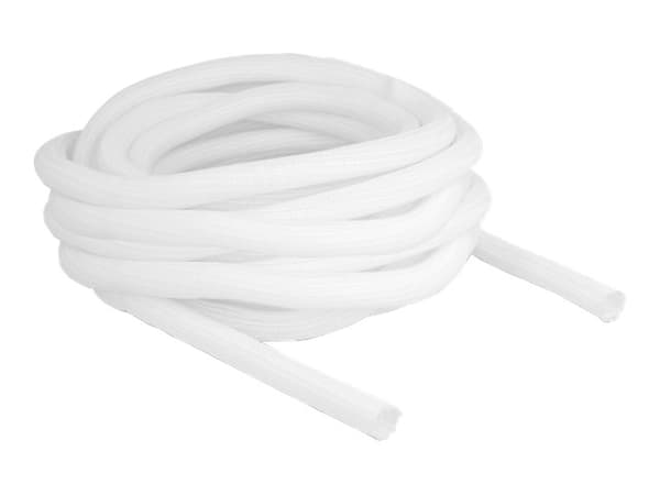 Delock - Flätad ärm - 16 mm diameter - 10 m - vit