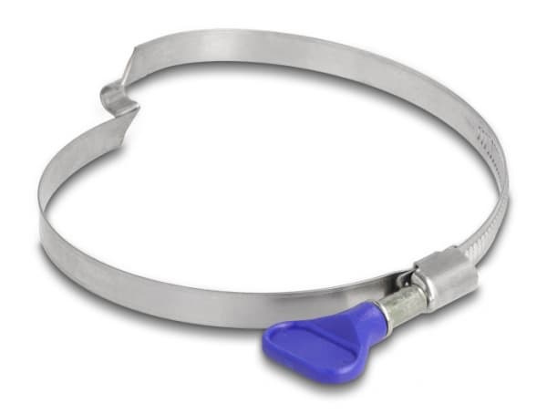 Delock Butterfly - Hose clamp - lämplig för 80 - 100 mm hose - blå (paket om 5)