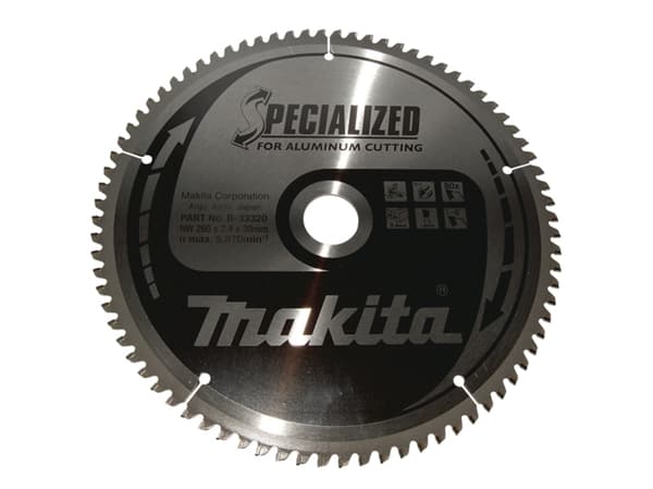 Makita Specialized, Alumiini, 26 cm, 3 cm, 5870 RPM, 2,4 mm, Makita