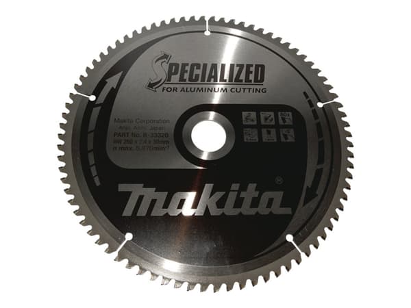 Makita Specialized, Alumiini, 26 cm, 3 cm, 5870 RPM, 2,4 mm, Makita