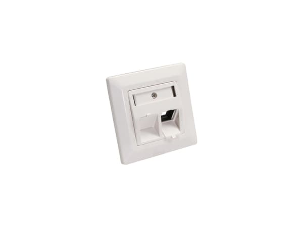 InLine 76201Y, Valkoinen, Muovi, Ruuviton, Mikä tahansa tuotemerkki, Kiiltävä, RJ-45