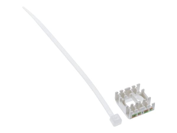InLine 76202O, Litteä, Metallinen, RJ-45, LSA, Naarasliitin, Naarasliitin, Naarasliitin