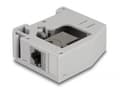 Miniatyrbilde 3 av 4: Delock - Monteringsadapter for DIN-skinne - with keystone module - CAT 6a - STP - RJ-45 - grå