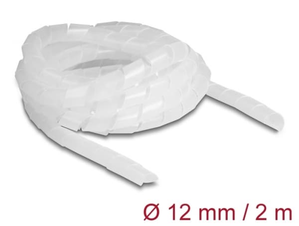Delock - Spiralkabelhölje - 2 m - transparent