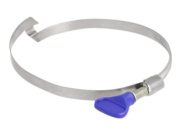 Delock Butterfly - Hose clamp - lämplig för 80 - 100 mm hose - blå (paket om 5)