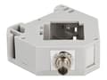 Miniatyrbild 3 av 5: Delock - Adapter för montering av trapetsjack på DIN-skena - ST - grå, vit
