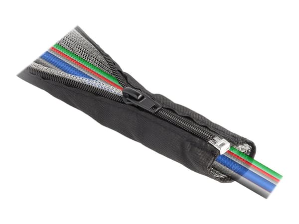 Delock - Kabelhanteringsfodral - zippered - 1 m - svart