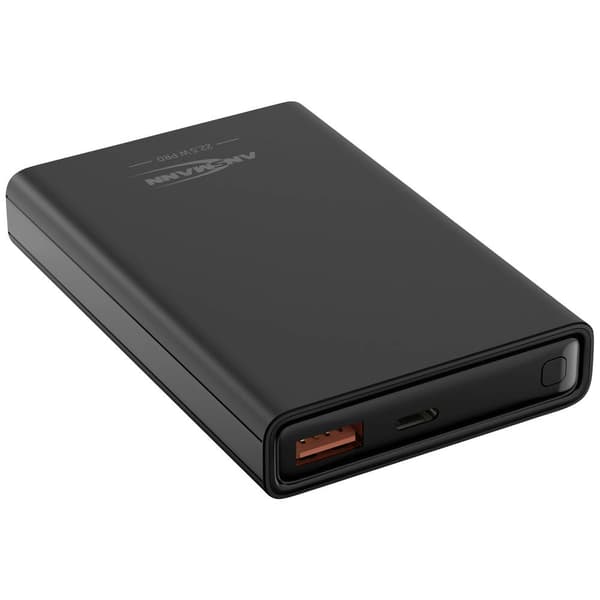 Ansmann PB222PD Powerbank 10000 mAh LiPo USB-A, USB-C® Svart Svart