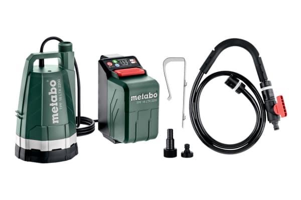 Metabo TPF 18 LTX 2200 - Hagepumpe - trådløs - 18 V - uten batteri, ingen lader - 2.1 kg - SOLO