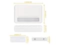 Miniatyrbilde 2 av 5: Techly I-LED-A-CABINET, Hvit, Funksjonell, Garderobe, China, LED, 0,5 W, Varm hvit