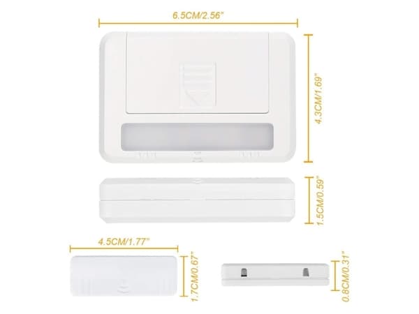 Techly I-LED-A-CABINET, Hvit, Funksjonell, Garderobe, China, LED, 0,5 W, Varm hvit