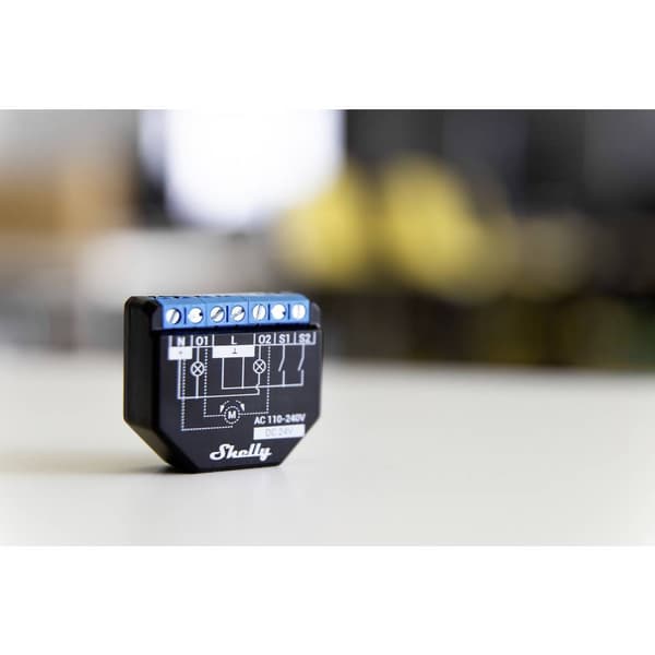Shelly Shelly Plus 2PM Smart relä Wi-Fi, Bluetooth