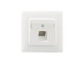 Miniatyrbild 3 av 4: Rutenbeck 138112030, RJ-45, -5 - 50 °C, vit, plast, IP21, 72 V