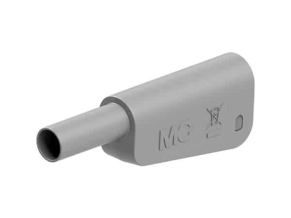 Stäubli SLM-4A-46 Sikkerhedslamelstik Stik Stift-diameter: 4 mm Grå 1 stk