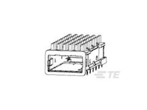Stiftlister, sticklister TE AMP XFP Pluggable I/O 1888481-2 TE Connectivity Innehåll: 1 st