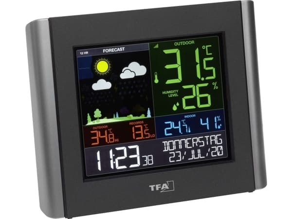 Finnish thermometer 8410 weather station with color display and wifi connection