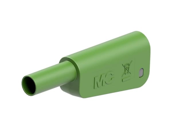 Stäubli SLM-4N-46 Turvaliitin Liitin Nastan halkaisija: 4 mm Vihreä 1 kpl