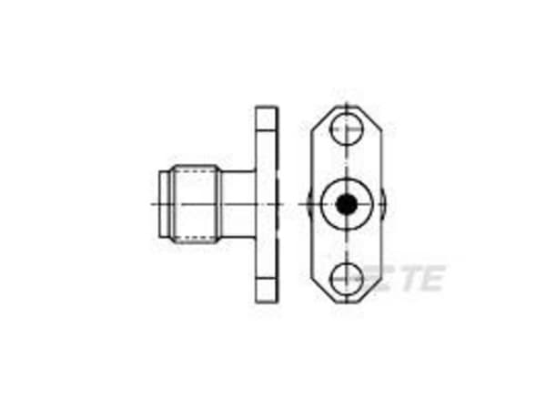 TE Connectivity TE AMP RF - Special Miniature Connectors 1060031-1 1 stk Tray