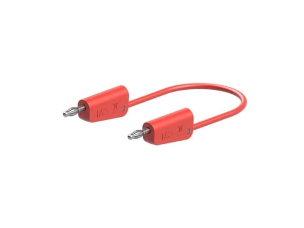 Stäubli LK-4N-F25 Prøveledning [ - ] 100 cm Rød 1 stk