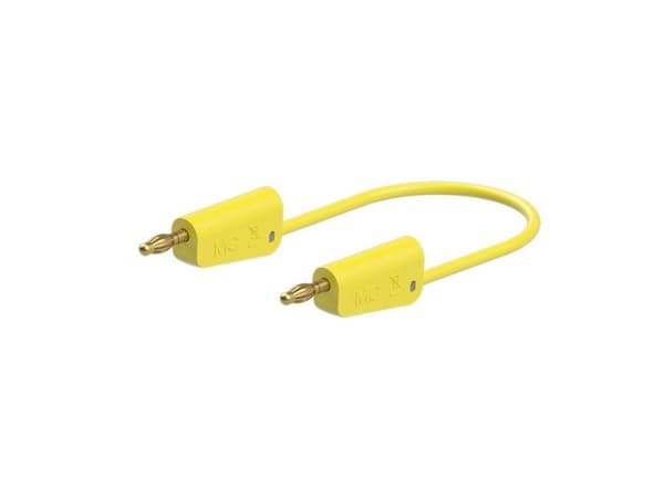 Stäubli LK-4A-S10 Prøveledning [ - ] 75 cm Gul 1 stk