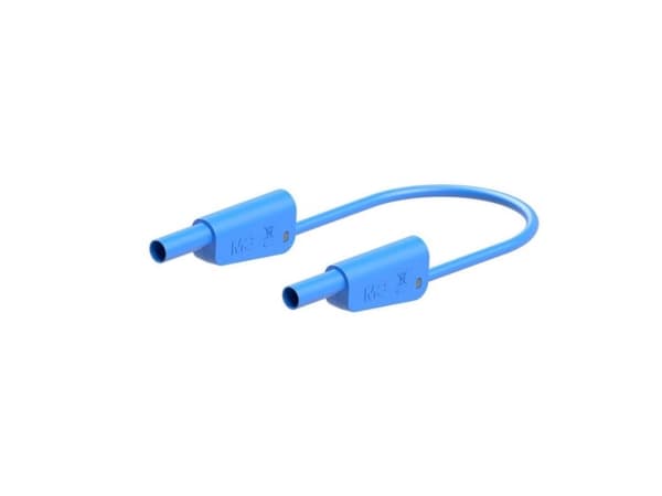 Stäubli SLK-4N-F10 Prøveledning [ - ] 25 cm Blå 1 stk