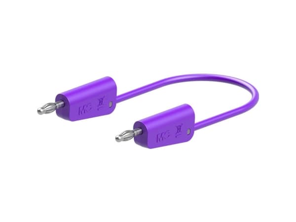 Stäubli LK-4N-F10 Prøveledning [ - ] 150 cm Violet 1 stk